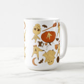 Halloween ILY - ASL Design Kaffeetasse (VorderseiteRechts)