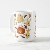 Halloween ILY - ASL Design Kaffeetasse (Vorderseite Links)