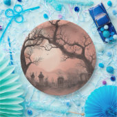 Halloween im Creepy Forest Pappteller (Party)