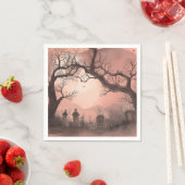 Halloween im Creepy Forest Serviette (Beispiel)