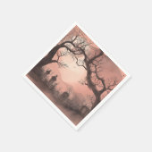 Halloween im Creepy Forest Serviette (Ecke)
