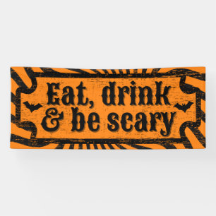 Halloween im Distressed-Look Banner
