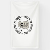 Halloween im Gesundheitswesen, ein echter Patient Banner (Vertikal)