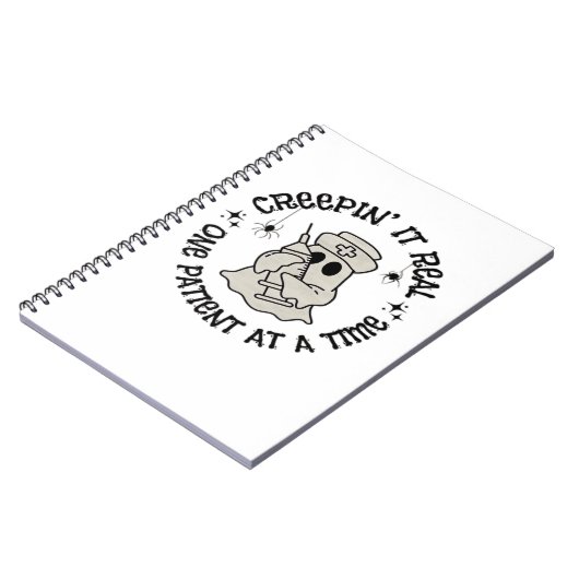 Halloween im Gesundheitswesen, ein echter Patient Notizblock (Linke Seite)