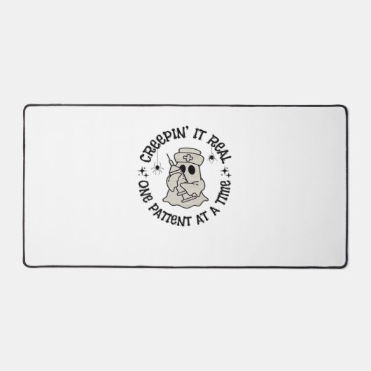 Halloween im Gesundheitswesen, ein echter Patient Schreibtischunterlage (Vorderseite)