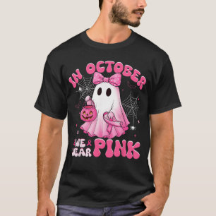 Halloween im Oktober Wir tragen Pink Brustkrebs-Be T-Shirt