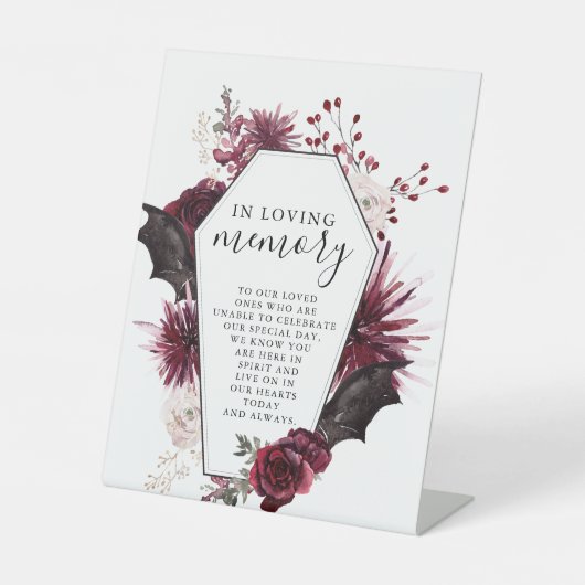 Halloween im Zeichen des liebenden Gedächtnisses Sockelschild (Vorderseite)