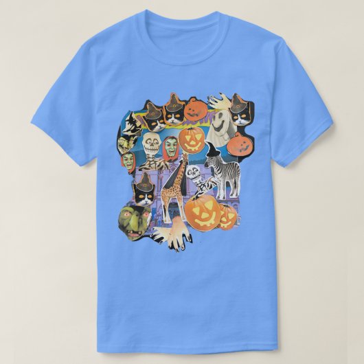 Halloween im Zoo von Taronga T-Shirt (Design vorne)