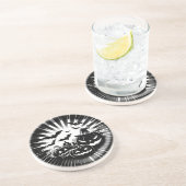 Halloween in black and white getränkeuntersetzer (Seite)