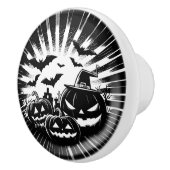 Halloween in black and white keramikknauf (Rechts)