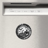 Halloween in black and white magnet (In Situ (Geschirrspüler))