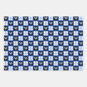 Halloween in Blau Geschenkpapier Set (Vorderseite 3)