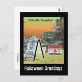 Halloween in Collinsville Postkarte (Vorne/Hinten)