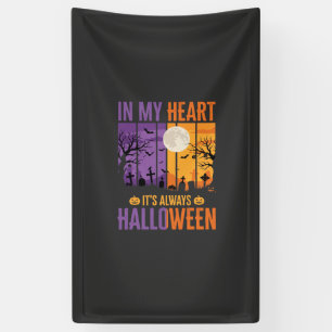 Halloween In Meinem Herzen Gruseliger Friedhof Banner