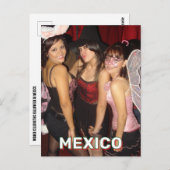 Halloween in Mexiko Postkarte (Vorne/Hinten)