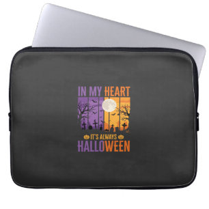 Halloween In My Heart Gruseliger Friedhof Laptopschutzhülle