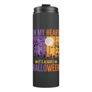 Halloween In My Heart Gruseliger Friedhof Thermosbecher