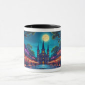 Halloween in New Orleans Tasse (Zentrum)