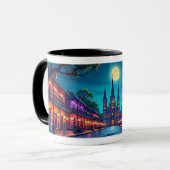 Halloween in New Orleans Tasse (Vorderseite Links)