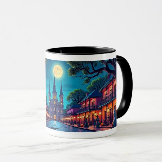 Halloween in New Orleans Tasse (VorderseiteRechts)