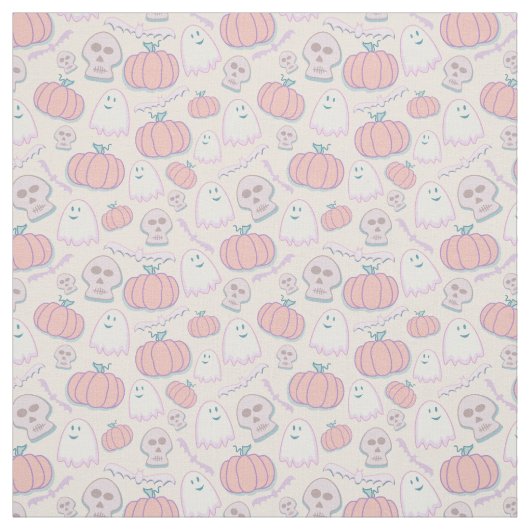 Halloween in Pastels Stoff (Muster)