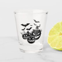 Halloween in schwarz und weiß