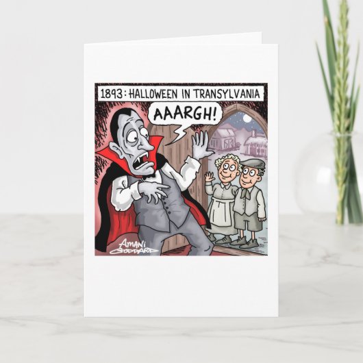 Halloween in Siebenbürgen Karte (Vorderseite)