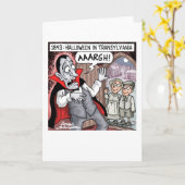 Halloween in Siebenbürgen Karte (Gelbe Blume)