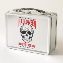 Halloween Independence Day mit Skull