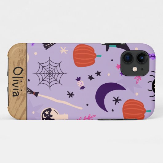 HALLOWEEN INDIVIDUELLE NAME Case-Mate iPhone HÜLLE (Rückseite (Horizontal))
