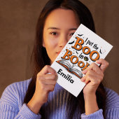 Halloween-Individuelle Name-Notebook für Schriftst Notizblock