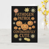 Halloween Infection Preventionist Ip Nurse Pumpkin Karte (Gelbe Blume)