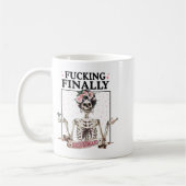 Halloween Ing Schließlich Bridesmaid Skeleton Bach Kaffeetasse (Links)