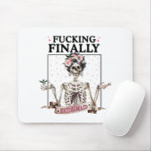 Halloween Ing Schließlich Bridesmaid Skeleton Bach Mousepad (Mit Mouse)