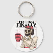 Halloween Ing Schließlich Bridesmaid Skeleton Bach Schlüsselanhänger (Vorderseite)