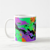 Halloween Ink Spritzer Holiday Tasse (Links)