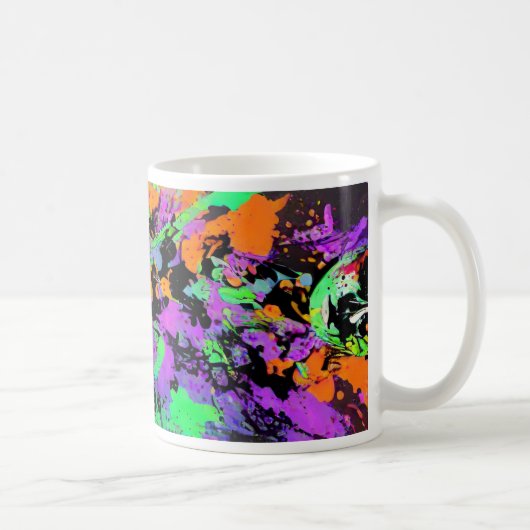 Halloween Ink Spritzer Holiday Tasse (Rechts)