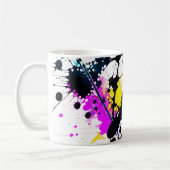 Halloween Ink Spritzer Holiday Tasse (Links)