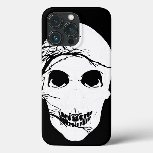 Halloween Inspiried Skull Case-Mate iPhone Hülle (Rückseite)