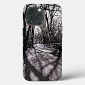 Halloween Inspiriert Black and White Phone Case (Rückseite)