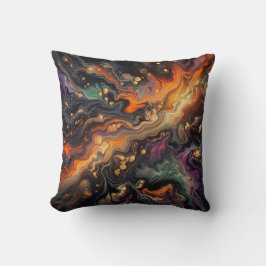 Halloween Inspiriert / Creek / Puddle Pour Theme Kissen