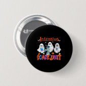 Halloween Intensive Care E Unit Ghost Nurse Icu Nu Button (Vorne & Hinten)