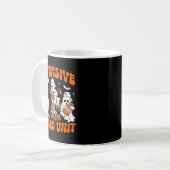 Halloween Intensive Care E Unit Ghost Nurse Icu Nu Kaffeetasse (Vorderseite Links)