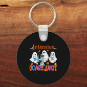 Halloween Intensive Care E Unit Ghost Nurse Icu Nu Schlüsselanhänger (Vorderseite)
