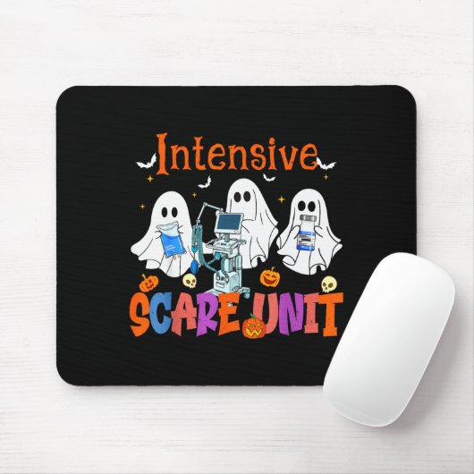 Halloween Intensivstation E Unit Geist Krankenschw Mousepad (Mit Mouse)