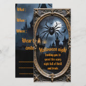 Halloween Invitation cards (Vorne/Hinten)