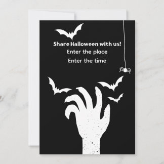 Halloween invitation einladung