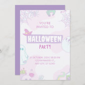 Halloween Invite Einladung (Vorne/Hinten)