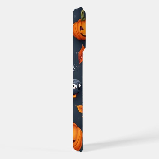 Halloween-iPhone15 Pro Max-Slim-Fit-Fall iPhone Hülle (Rechte Seite)