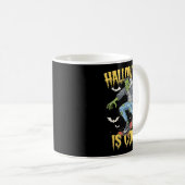 Halloween Is Cool Women Men Frankenstein Monster Kaffeetasse (VorderseiteRechts)